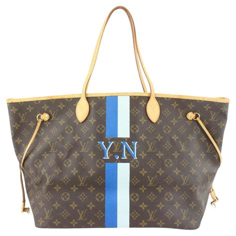 blue lv monogram|Lv large monogram tote.